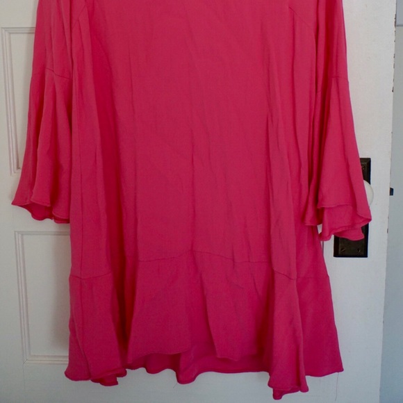 Hot pink Anthropologie tunic dress - Picture 2 of 2